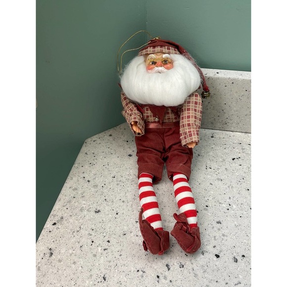 Exquisite Santa Ellf pixie fairy figurine ornament - Picture 1 of 7